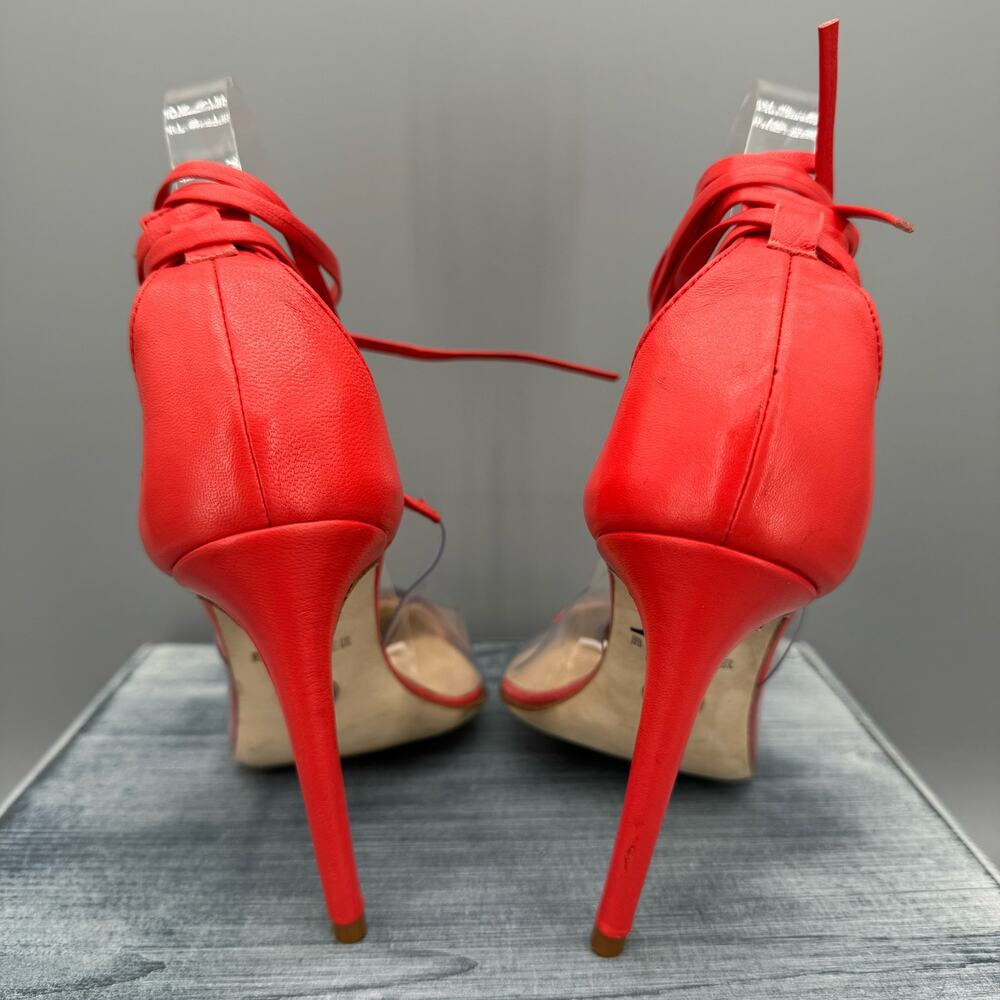 Brother Vellies Red Stiletto Heels - Picture 4 of 10